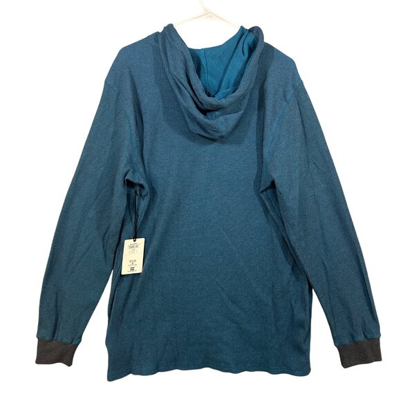 NEW Billabong Men's Size XL Thermal Pullover Waffle Knit Hoodie NWT - Picture 4 of 13